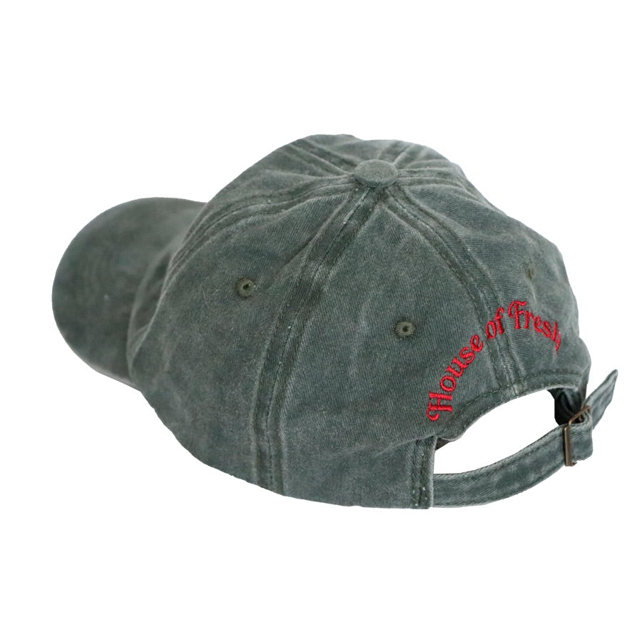 House of Fresia Dark Green Cap